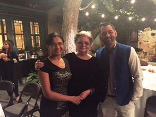 Ms. Mussarat Chaudhry UMISAA Alumni and Prof. Salima Hasmi SAF Pakistan, Chairperson met during the dinner held by the Pacific Asia Museum in Pasadena, Los angeles